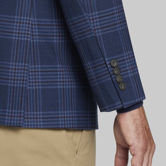 NEW Jos. A. Bank Tailored Fit Plaid Sport coat - Picture 4 of 5